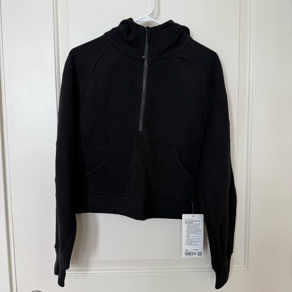 Lululemon Black Scuba Oversized Half-Zip Hoodie - Picture 2 of 4